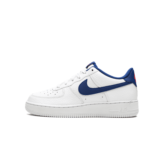 NIKE GRADE SCHOOL Air Force 1 Low GS "White / Deep Royal Blue" CT3839 101 from Stadium Goods