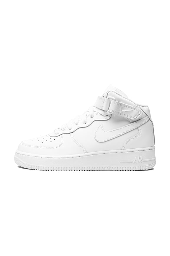 GRADE SCHOOL Air Force 1 Mid GS "Triple White" DH2933 111 from Stadium Goods