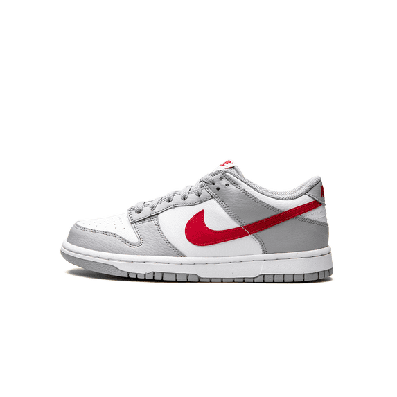 NIKE GRADE SCHOOL DUNK LOW GS "White / Grey / Red" DV7149 001 DV7149 001 from Stadium Goods