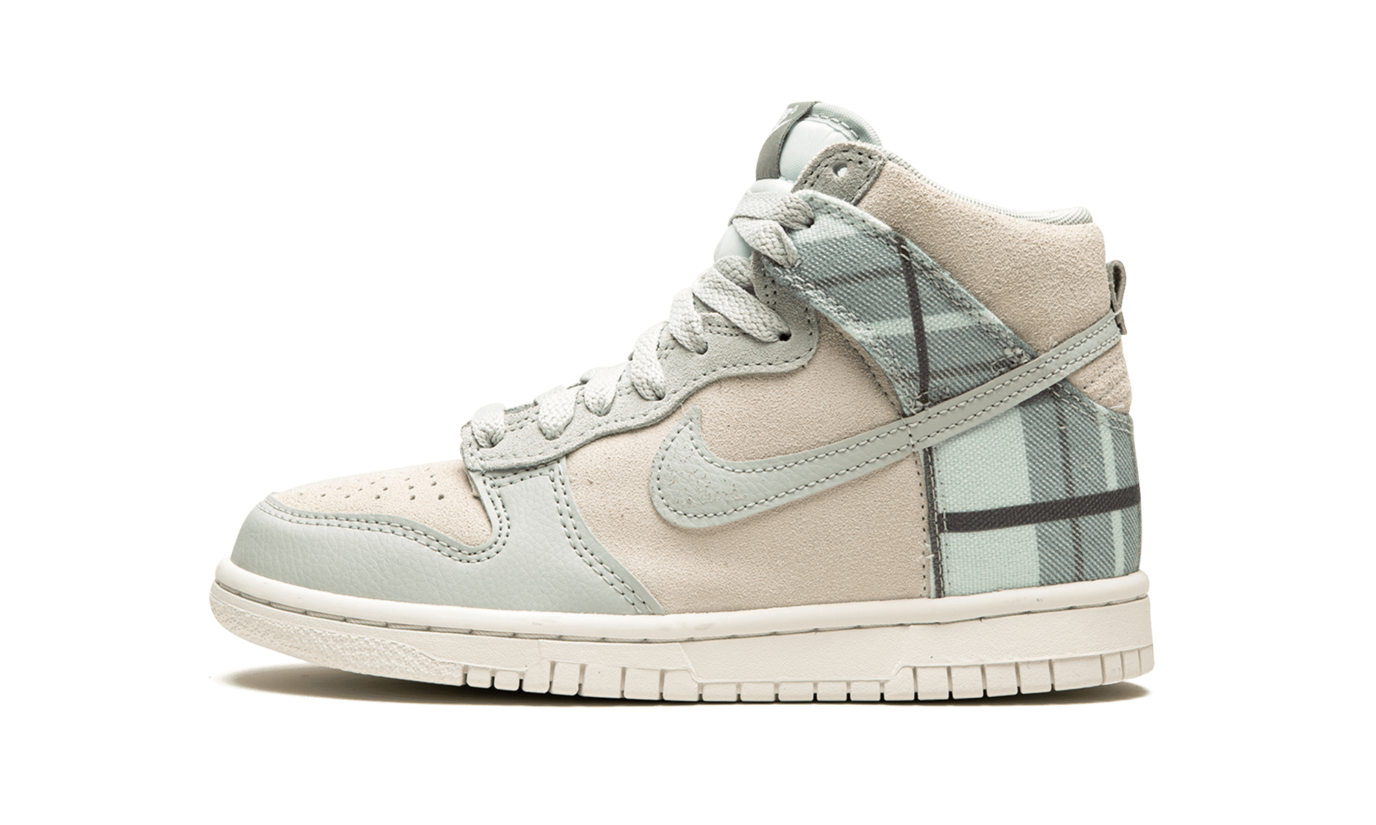 plaid nike high tops