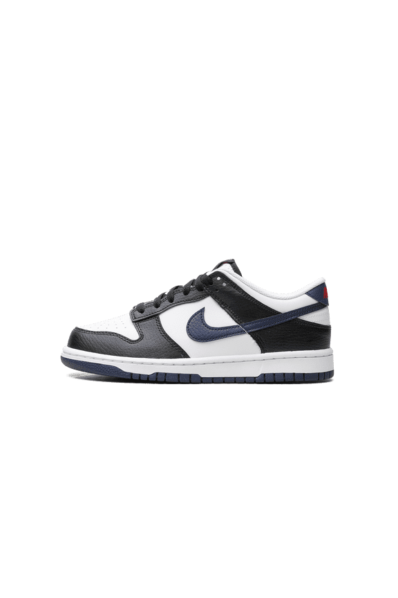GRADE SCHOOL Dunk Low "Black / White / University Red / Midnight Navy" HJ9202 001 HJ9202 001 from Stadium Goods