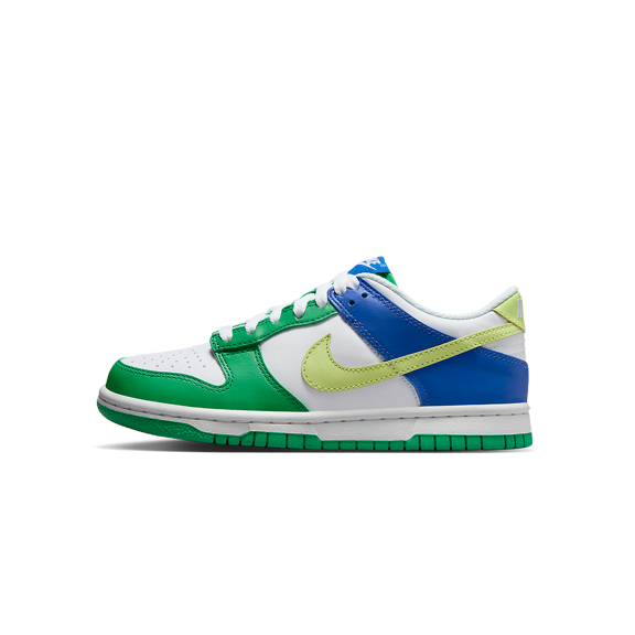 NIKE GRADE SCHOOL Dunk Low GS "Green/Blue" FN6973 100 FN6973 100 from Stadium Goods