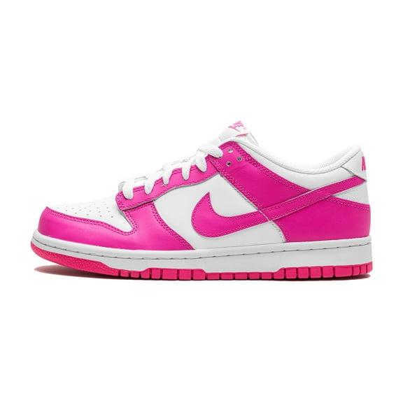 NIKE GRADE SCHOOL Dunk Low GS "Laser Fuchsia" FB9109 102 from Stadium Goods