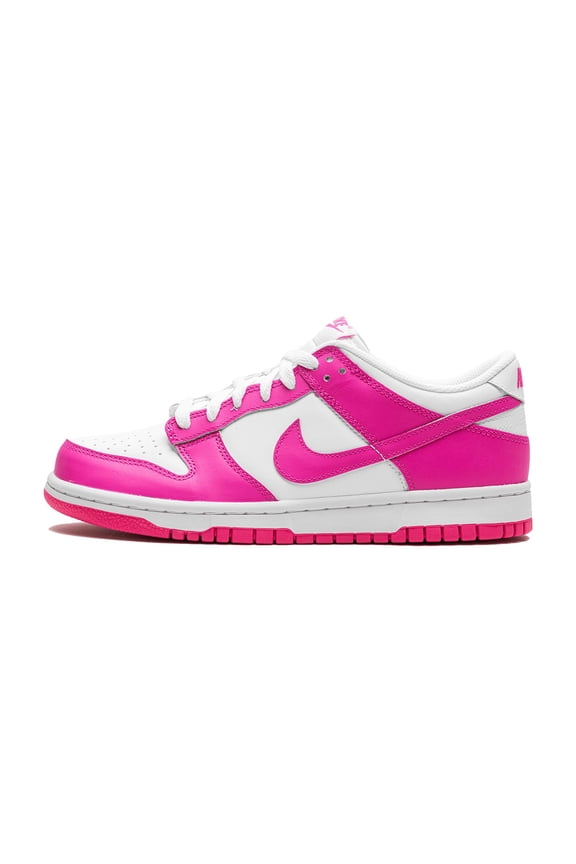 GRADE SCHOOL Dunk Low GS "Laser Fuchsia" FB9109 102 from Stadium Goods