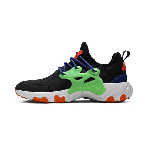 NIKE GRADE SCHOOL Presto React GS "Black Green Nebula" BQ4002 006 BQ4002 006 from Stadium Goods