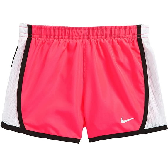 NIKE Girls Dry Tempo Shorts Racer Pink 848196-618/Black/White, 3T