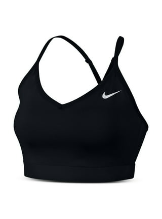Nike Women's Pro Classic Padded Sports Bra (Carbon Heather/Black/Black), XXL