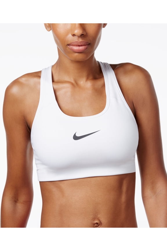 Intimates White Pull over Racerback Everyday Sports Bra Size: M