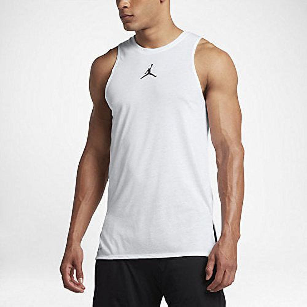 Nike Boys Air Jordan 23 White Jersey Sleeveless Tank Top Size Large 12/13  Yrs