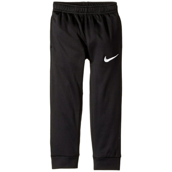 NIKE Kids Baby Boys Therma Fleece Core Pant (Toddler) Black 2T Toddler