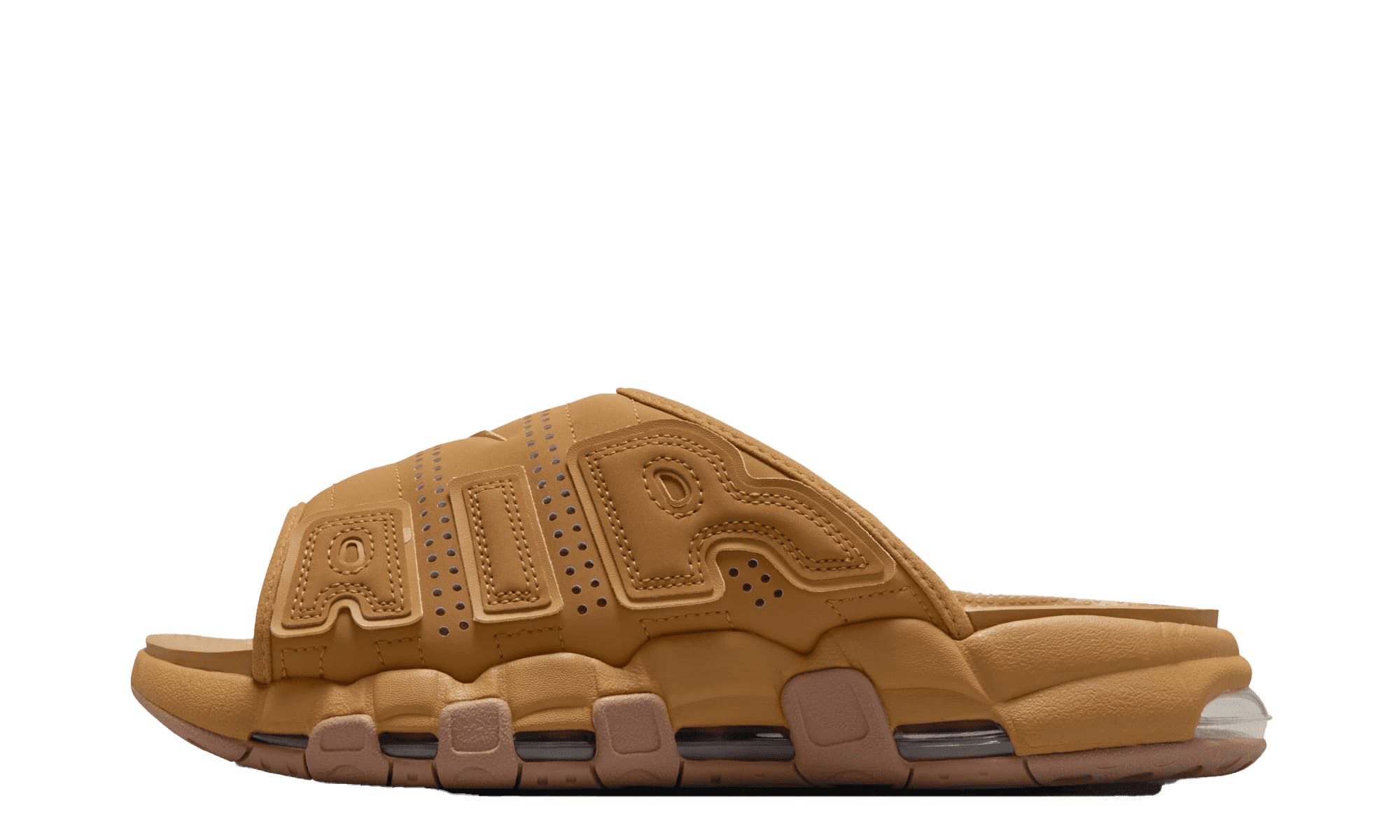 靴 Air More Uptempo Slide Flax FZ3113-200 NIKE MENS AIR MORE UPTEMPO SLIDE 