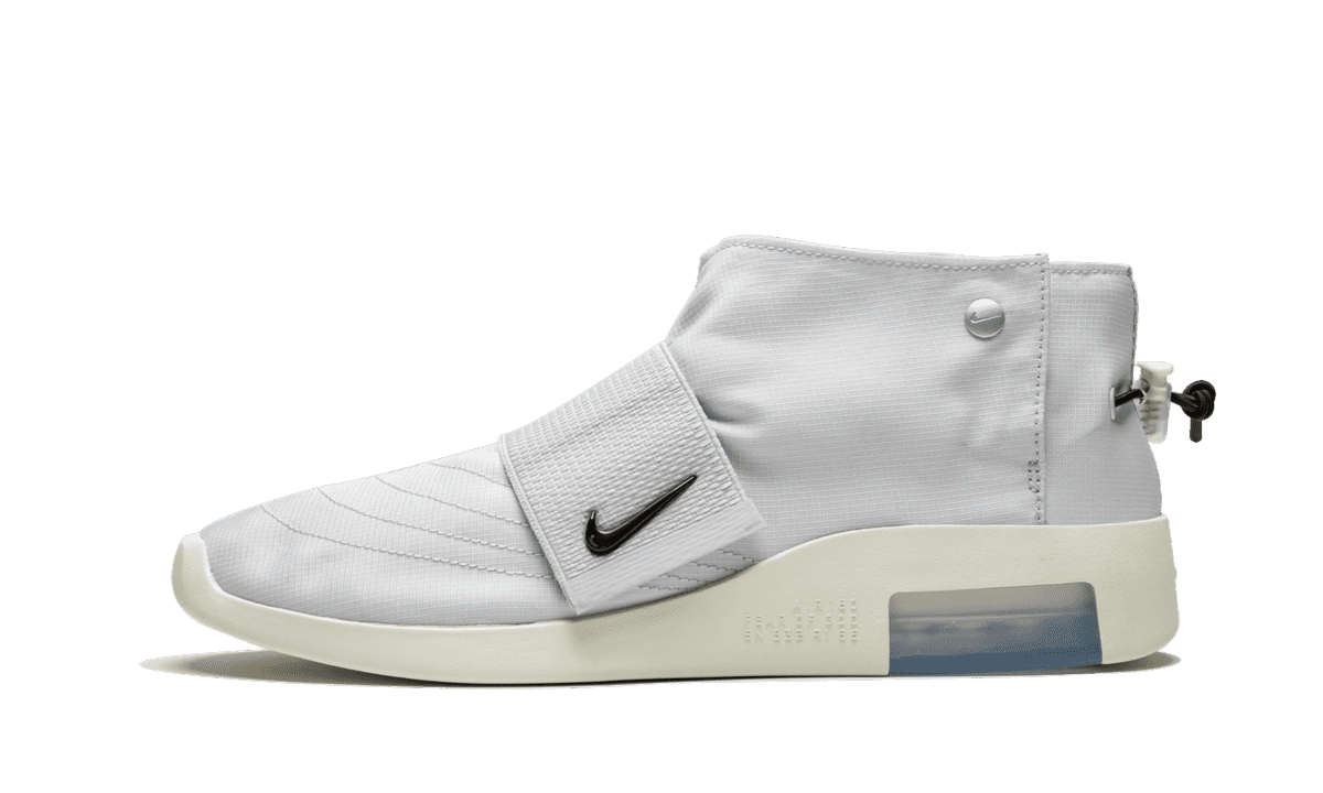 Mens Nike Air Fear Of God Moc AT8086-001 Leather Athletic Sneaker SZ 10.5 Silver Nike Fear Of God Moc Pure Platinum 2019 AT8086-001 Mens Size  main image 2
