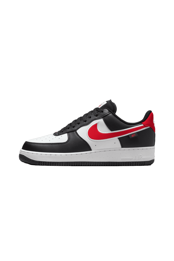 MENS Air Force 1 Low '07 Next Nature "Black White University Red" HM0721 002 from Stadium Goods