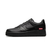 NIKE MENS Air Force 1 Low "Supreme - Mini Box Logo Black" CU9225 001 from Stadium Goods