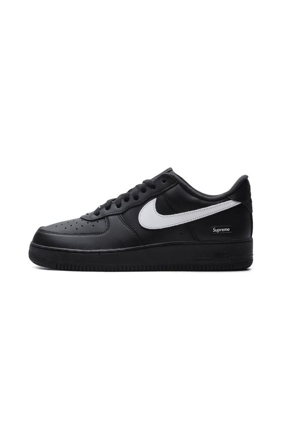 MENS Air Force 1 Low "Supreme - Mini Box Logo Black / White" CU9225 002 from Stadium Goods