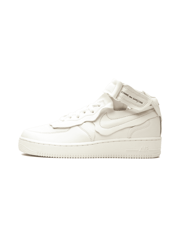 MENS Air Force 1 Mid "Comme des Garcons White" DC3601 100 from Stadium Goods
