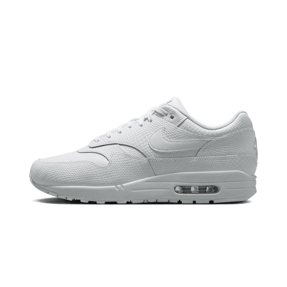 NIKE MENS Air Max 1 Premium "White Snakeskin" HV1211 100 from Stadium Goods