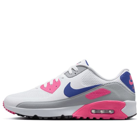 NIKE MENS Air Max 90 Golf "White Laser Pink Concord" HV9305 101 HV9305 101 from Stadium Goods