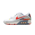 thumbnail image 1 of NIKE MENS Air Max 90 Premium "Summit White Ashen Slate Pure Platinum Bright Crimson" HJ9147 121 HJ9147 121 from Stadium Goods, 1 of 8