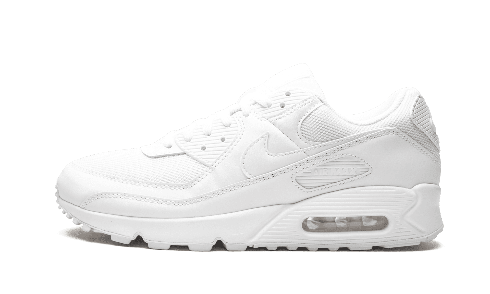 NIKE MENS Air Max 90 "Triple White" CN8490 100 from Stadium Goods