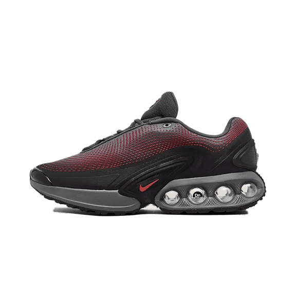 NIKE MENS Air Max DN "University Red Iron Grey" HM0708 002 HM0708 002 from Stadium Goods