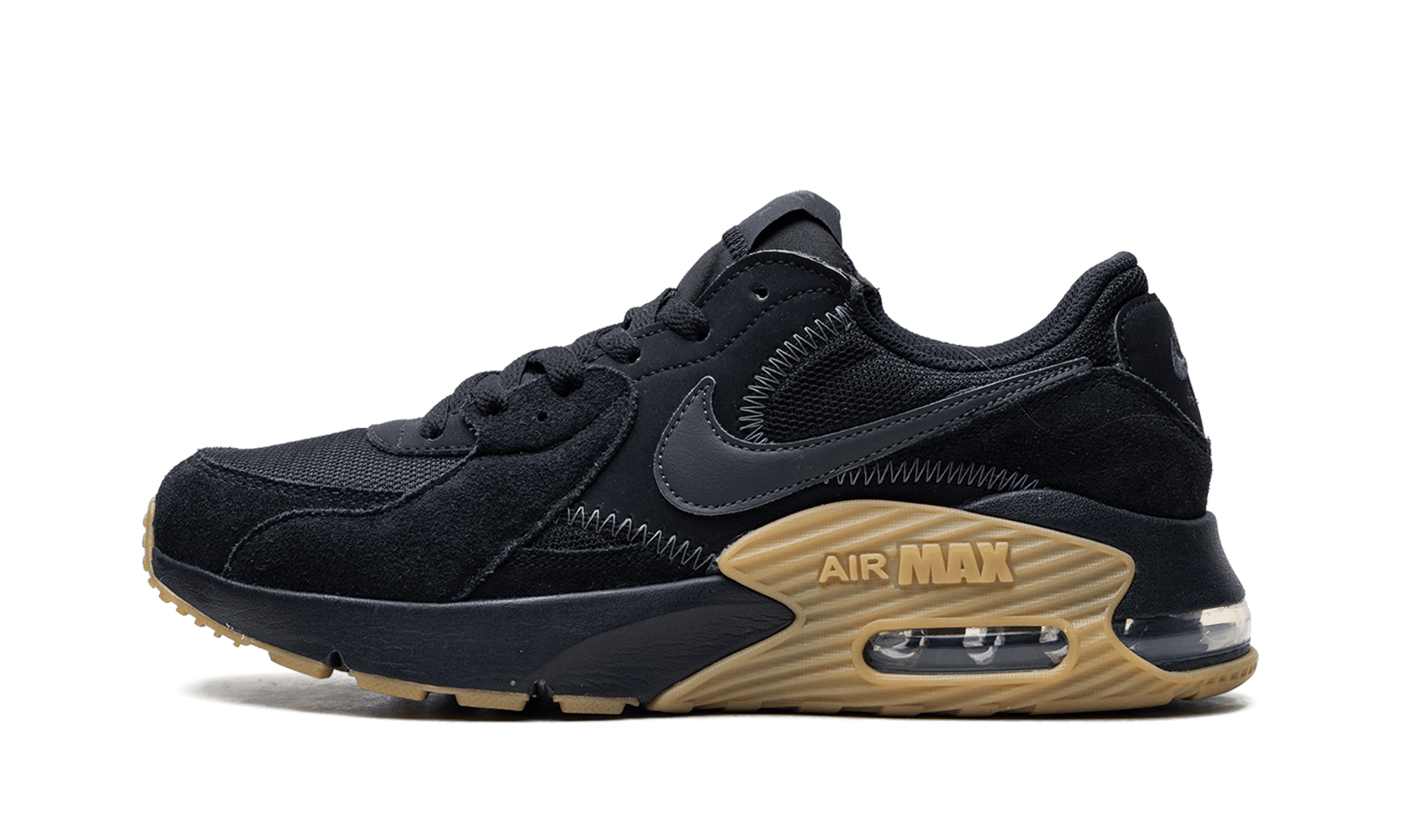 Nike Air Max Excee Shoes Men 9.5 Black Anthracite Gum Sole Sneakers HV0928-010 Nike Air Max Excee Black Anthracite Gum Running Sneakers  main image 3