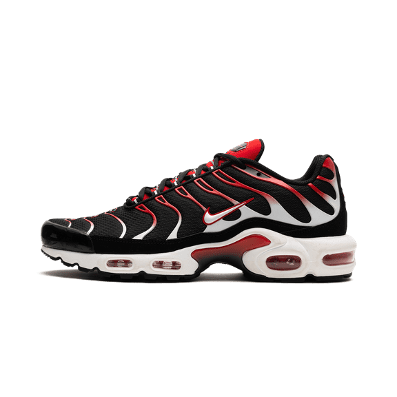 NIKE MENS Air Max Plus "Black White University Red" DM0032 004 from Stadium Goods