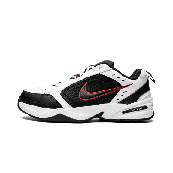 NIKE MENS Air Monarch 4 "White / Black / Red" 416355 101 416355 101 from Stadium Goods