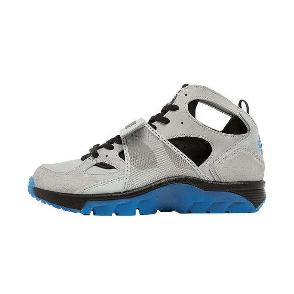 NIKE MENS Air Trainer Huarache "Wolf Grey / Star Blue" IH4469 012 from Stadium Goods