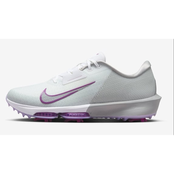 NIKE MENS Air Zoom Infinity Tour 2 "White Light Smoke Grey Vivid Purple" FD0217 102 FD0217 102 from Stadium Goods