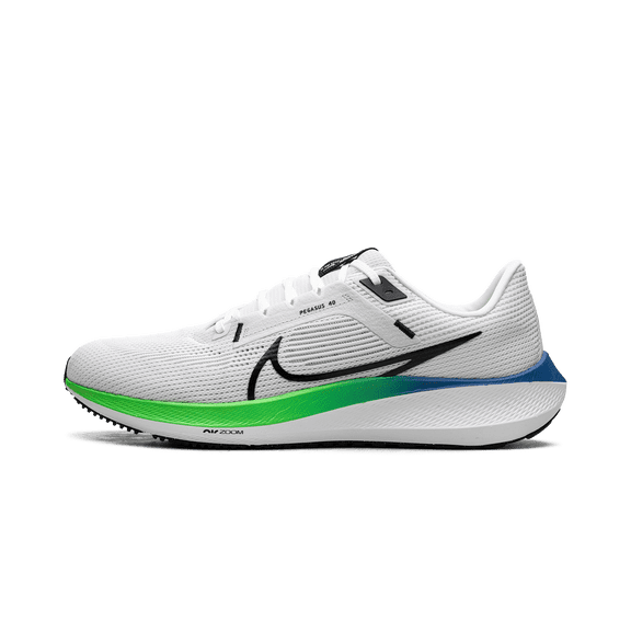 NIKE MENS Air Zoom Pegasus 40 "Platinum Tint Green Strike" DV3853 006 DV3853 006 from Stadium Goods