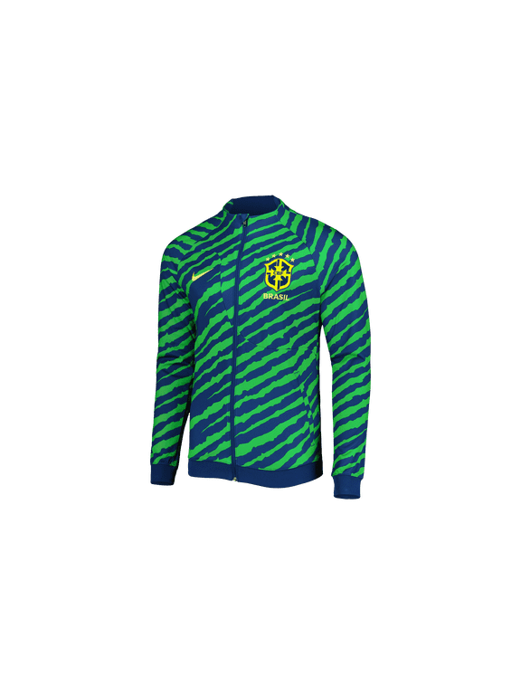 MENS BRAZIL ACADEMY PRO ANTHEM JACKET FIFA WORLD CUP 22 "Green" DR9018 490 DR9018 490 from Stadium Goods