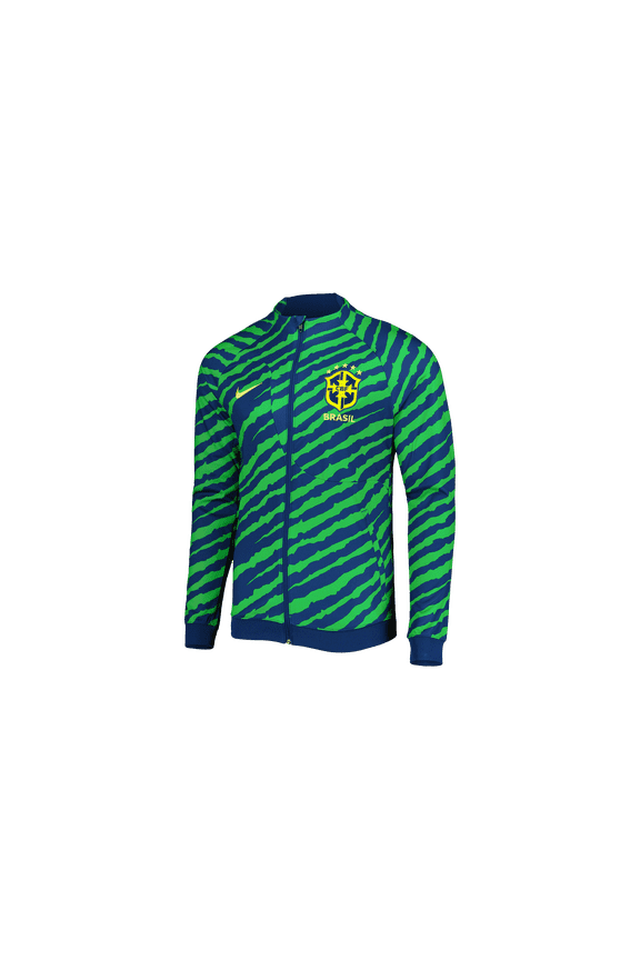 MENS BRAZIL ACADEMY PRO ANTHEM JACKET FIFA WORLD CUP 22 "Green" DR9018 490 DR9018 490 from Stadium Goods