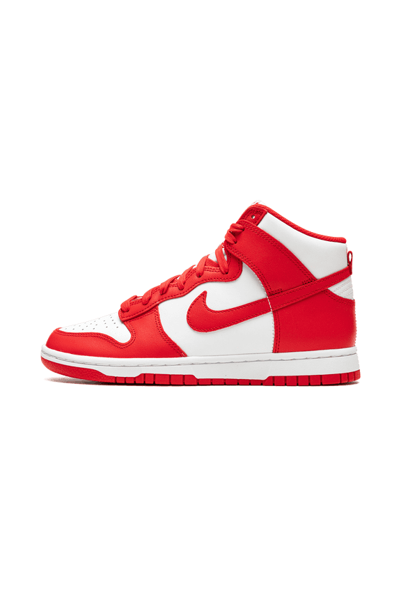MENS Dunk High "White / University Red" DD1399 106 from Stadium Goods