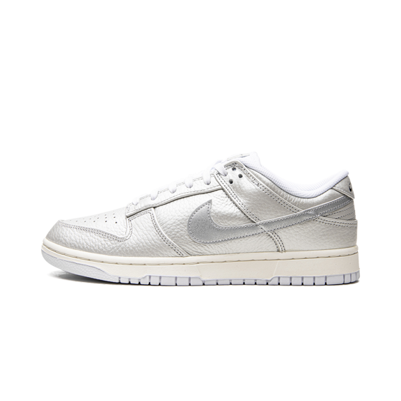 NIKE MENS Dunk Low "Metallic Silver" DX3197 095 from Stadium Goods