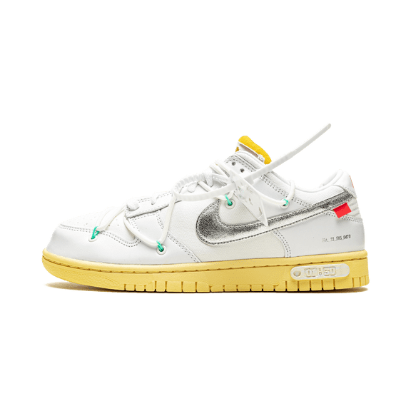 NIKE MENS Dunk Low "Off-White - Lot 01" DM1602 127 DM1602 127 from Stadium Goods