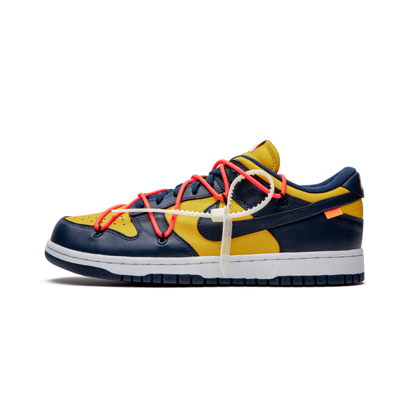 NIKE MENS Dunk Low "Off-White - University Gold" CT0856 700 CT0856 700 from Stadium Goods