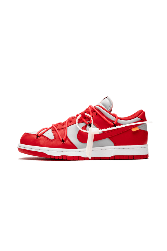 MENS Dunk Low "Off-White - University Red" CT0856 600 from Stadium Goods