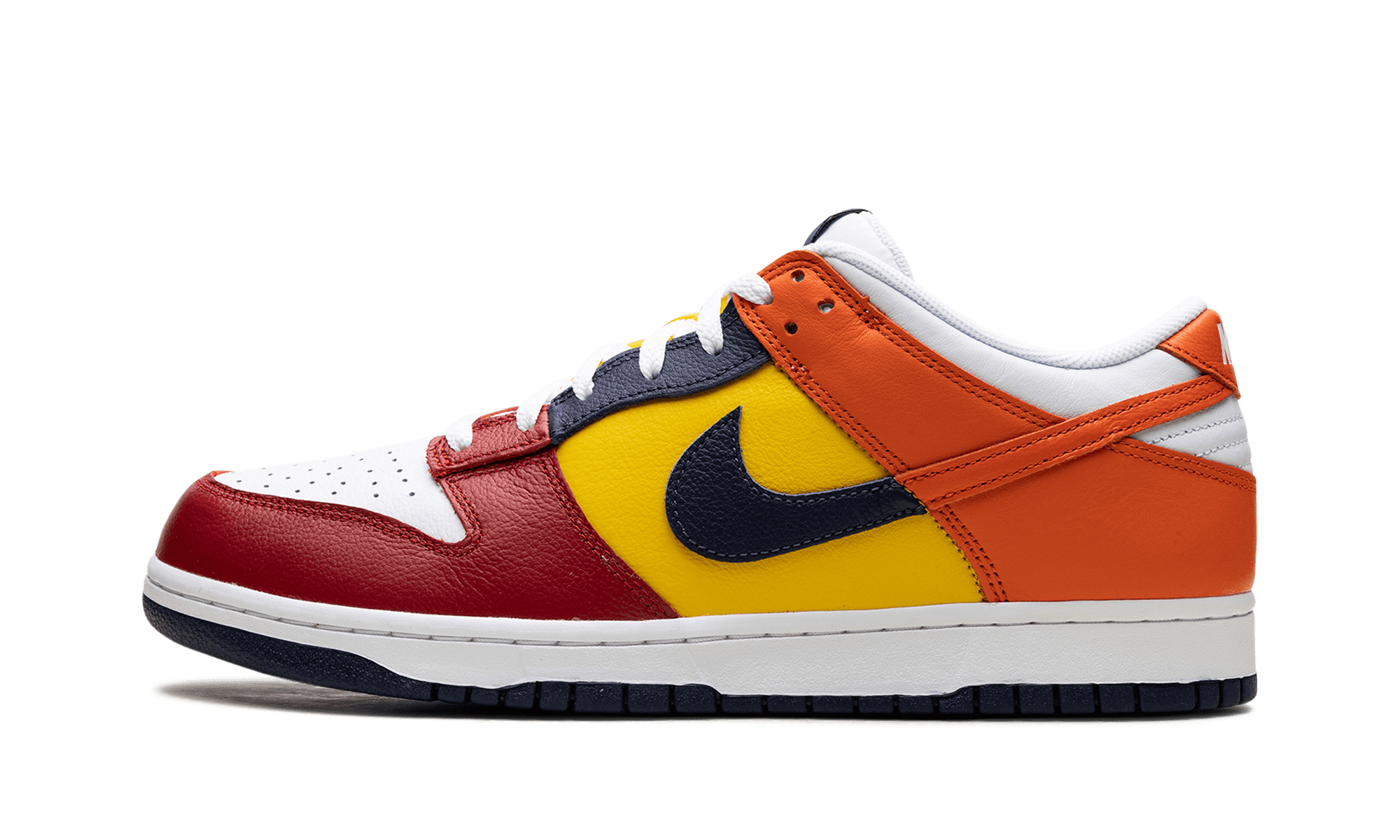 NIKE MENS Dunk Low "What The" IB2051 400 from Stadium Goods