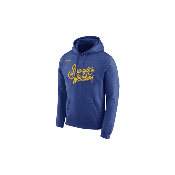 NIKE MENS Golden State Warriors Strength In Numbers Hoodie "Blue" M31314 BLUE M31314 BLUE from Stadium Goods