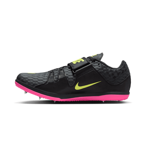NIKE MENS HIGH JUMP ELITE "Anthracite/Black/Light Lemon Twist/Fierce Pink" 806561 003 806561 003 from Stadium Goods
