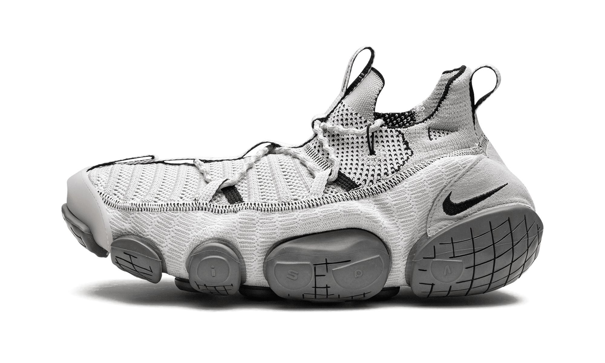 Nike ISPA Link Sneakers Off-White Grey CN2269-002 Mens Size 9 Lightweight Breath Nike ISPA Link Light Iron Ore Smoke Grey for Sale  main image 2