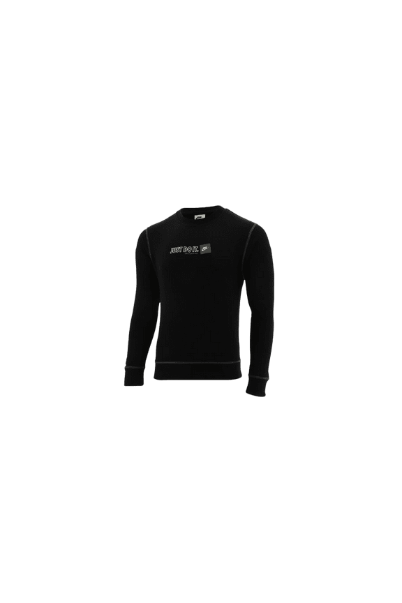 MENS Just Do It Sweatshirt Mens Style "Black/White" DD6246 010 from Stadium Goods