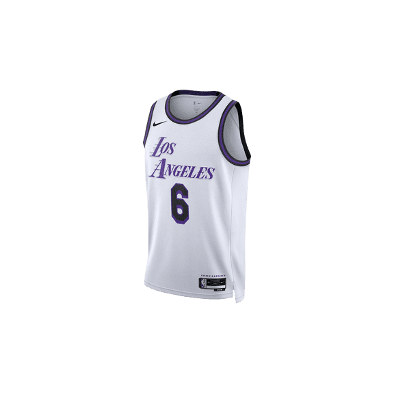 NIKE MENS LEBRON JAMES LA LAKERS CITY EDITION SWINGMAN JERSEY "White" DO9597 101 DO9597 101 from Stadium Goods