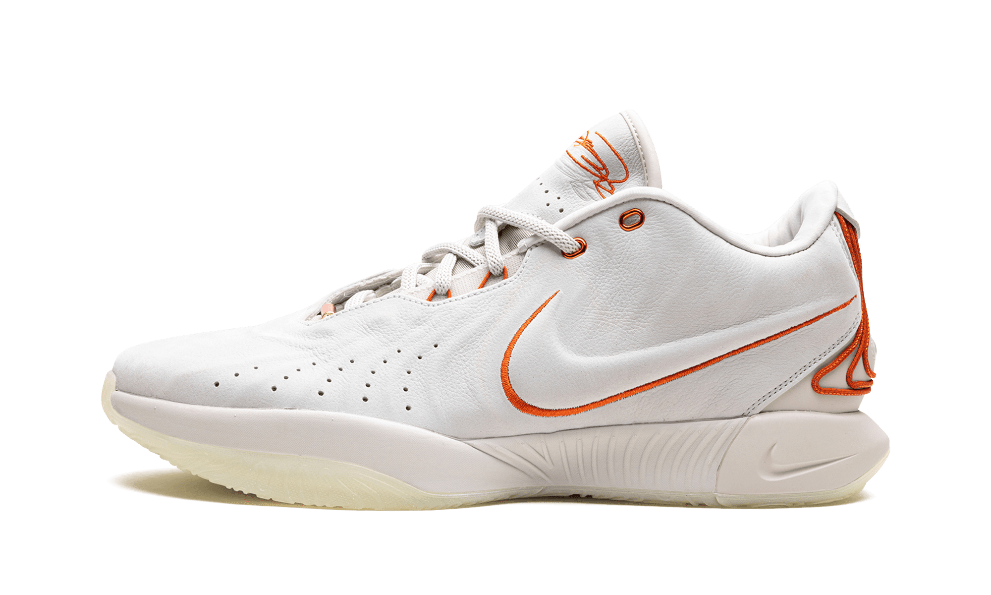 Nike Lebron XXI Light Bone/Campfire Orange FV2345-001 Men\'s Size 15 Medium NIKE LeBron XXI FV2345 001 - Shiekh main image 4