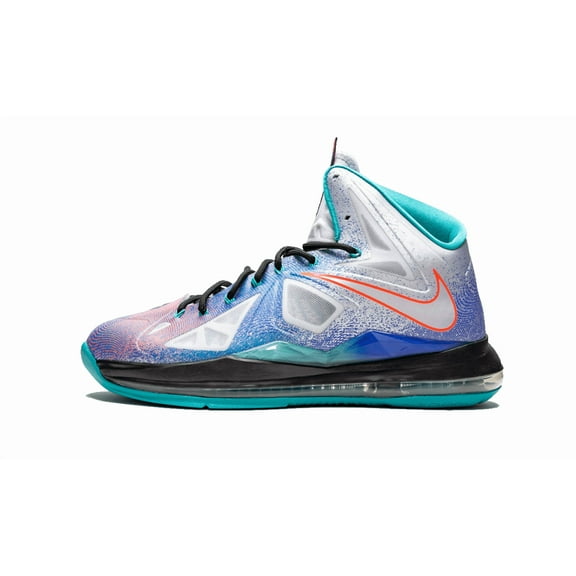 NIKE MENS Lebron 10 "Re-Entry - Pure Platinum" 541100 008 from Stadium Goods