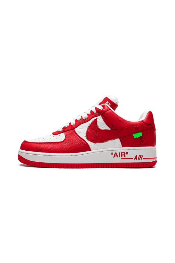 MENS Louis Vuitton Air Force 1 Low "Virgil Abloh - White/Red" 1A9VA9 1A9VA9 from Stadium Goods