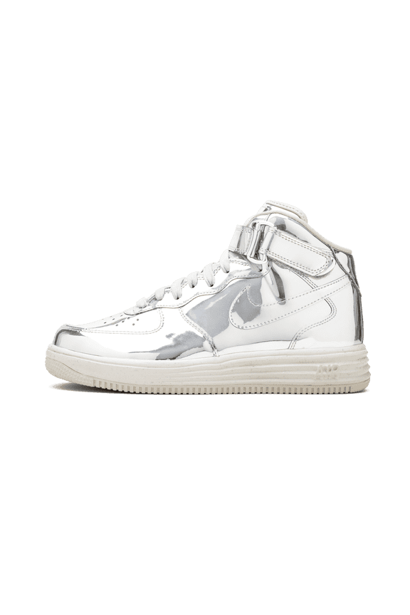 MENS Lunar Force 1 Mid SP "Liquid Silver" 652849 092 from Stadium Goods