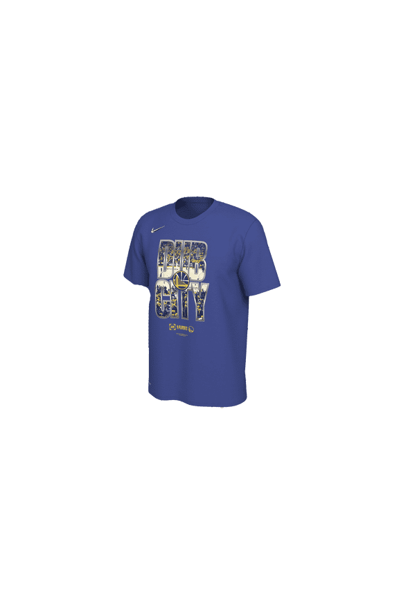 MENS NBA GS WARRIORS DRI-FIT T-SHIRT "Blue- 2019 NBA PLAYOFFS BOUND" 561416 4EW 561416 4EW from Stadium Goods