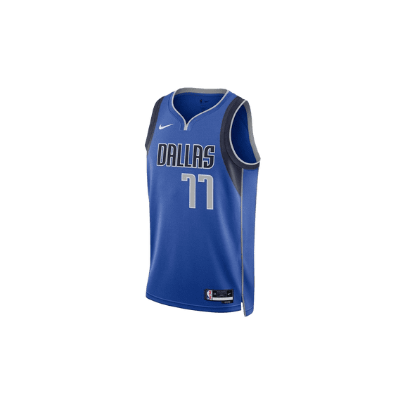 NIKE MENS NBA MAVERICKS 'DONCIC 77' 22/23 ICON EDITION SWINGMAN JERSEY "Blue/Navy/White" DN2002 480 DN2002 480 from Stadium Goods